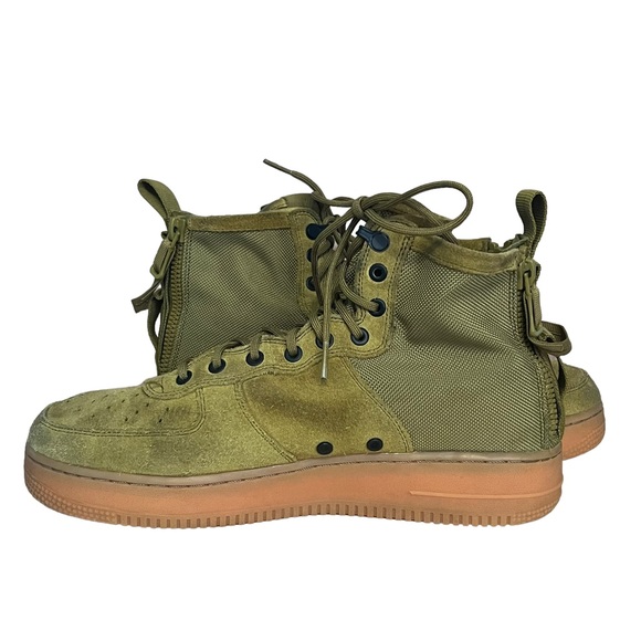 Men Nike Air Force 1 Mid Desert Moss ~ Size 11.5 ~ 917753-301 - Picture 7 of 10
